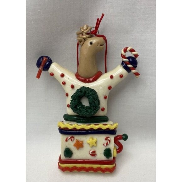 Vintage Salt & Bread Dough Christmas Ornament Holiday Lot of 7 Santa Angel Soldi - Picture 6 of 12